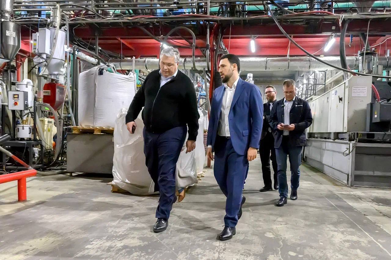 Министр ЖКХ Московской области посетил Климовский трубный завод
