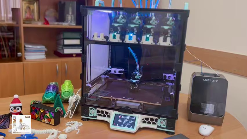 Подольский школьник меньше чем за год собрал уникальный пятиголовый 3D-принтер 